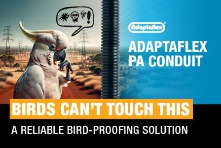 How Adaptaflex PA Series Conduit Keeps Cockatoos and Corellas at Bay