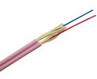 MSS Fibre 2 Core Singlemode Duplex Cord Pink LSZH Jacketed Cable